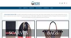 Desktop Screenshot of krishnabeads.com