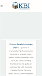 Mobile Screenshot of krishnabeads.com